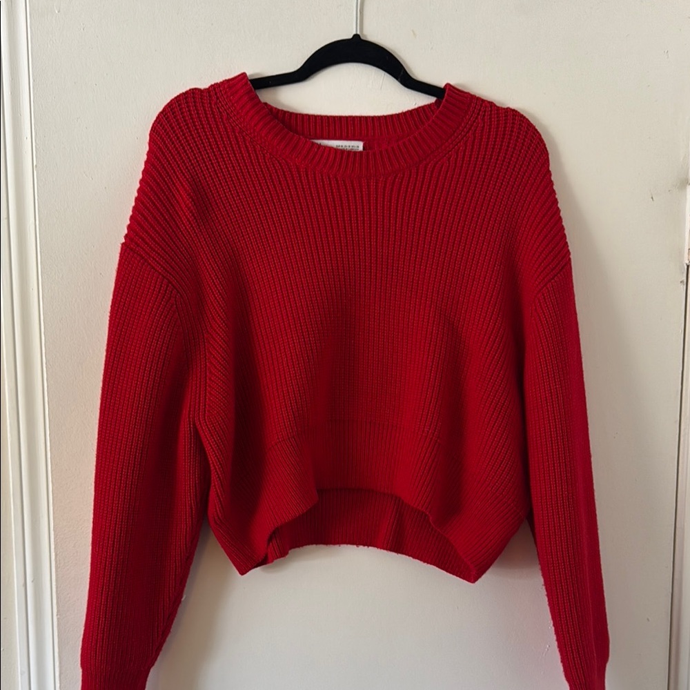Zara Red Women's Sweater size m
